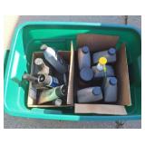 Tote of Various Oils