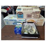 Assortment of Canning Jars & Supplies