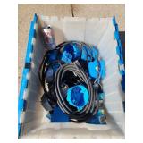 Tote of Electrical Supplies