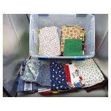 Large Tote of Quilting Fabric