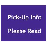 **PICK-UP WILL BE AT A STORAGE UNIT IN NORWALK,