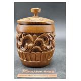 Wooden Container w/Lid 6"H
