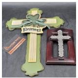 Pewter & Blessings Wall Crosses