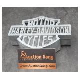 Harley Davidson Metal Container