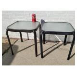 Patio End Tables 17"T 16"ï¿½16" Top
