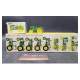 John Deere Miniature Toy Tractors Set