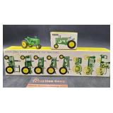 John Deere Miniature Toy Tractors Set