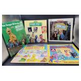 Vinyl Records Sesame Street & Mickey Mouse Club