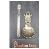 Denmark Caddy Spoon & Letter Opener