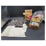 Curlers, Napkins, Table Runner