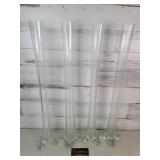 Glass Vases 24" Tall