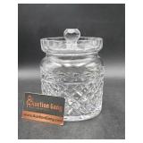 Clear Glass Container w/Lid 6.5"H  5"D