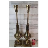 Brass Lamps  - needs new cord