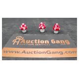 Little Glass Mushrooms