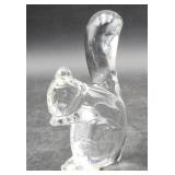 Baccarat Crystal Squirrel Paperweight