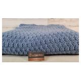 Knitted Blanket Approx 80" ï¿½ 80: