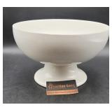 Semi Porcelain Pedestal Bowl 7"H ï¿½ 11.5" D
