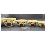 Ovenware USA Apple Decor Bowls