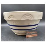 R. Ransbottom Pottery Crock 12.5" Diameter 7"H