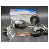 Swivel Rubber Casters 3"