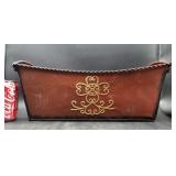 Metal Basket 18.5"L  8"H  8"W