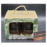 Shatter Resistant Stemless Wine Glasses