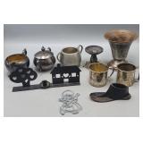 Assortment of Silver Plate & Copper