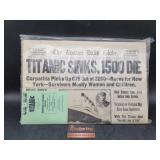 Titanic New Paper Reproduction