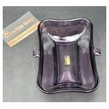 Purple Glass Dish 6.5" L  5" W  2"H