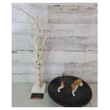 Ceramic Dog - Tree Decoration- Fruit Dish