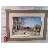 Bud Burgess 1990 Signed Numbered Print Pheasants