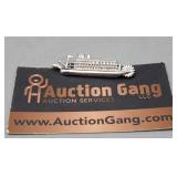 Sterling Silver Steamboat Pin