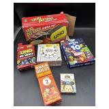 Card Games- UNO, Spot it Disney, Marvel Guess
