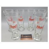 Budweiser Beer Glasses