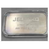 1 Ounce Silver Art Bar