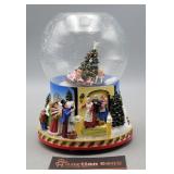 Partylite Christmas Snow Globe Music Box Candle