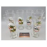 1996 Budweiser Frogs Semi Glasses