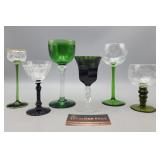 Stemmed Collector Glasses Various Sizes,