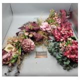 Pair of Faux Flower Arrangements