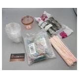 Misc - Plastic Cups, Straws, Stirs