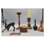 Candle Holders Trinket Box Gazelle Figurine