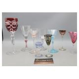 Stemmed Collector Glasses Various Sizes etc