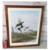 Signed Larry Anderson Print 1985 Hy-Vee