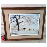 Signed Numbered Larry Anderson Print 23.5"ï¿½26.5"