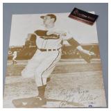 Signed Baseball Player Pic 11" ï¿½ 14"