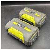 Ryobi 40V Batteries - Non functioning
