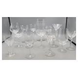 Crystal & Glass Collector Goblets - Some Marked