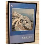 Framed Greece Photo  25" ï¿½ 37"