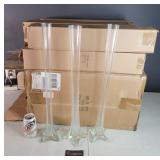 21 Glass Vases-24"H