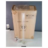 12 Glass Vases - 24"Hl